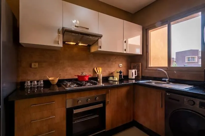 Prestigia Saphir Apartment Cosy 2 Bedrooms Pool View Marrakesh Morocco